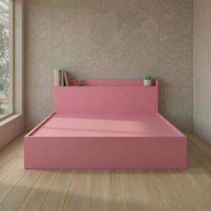 Giường Bệt Gỗ Hiện Đại Thiết Kế Đầu Giường Dạng Kệ Phẳng