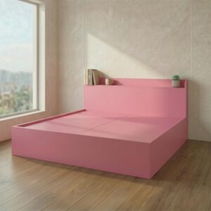 Giường Bệt Gỗ Hiện Đại Thiết Kế Đầu Giường Dạng Kệ Phẳng