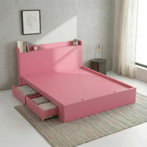 Giường Bệt Gỗ Hiện Đại Thiết Kế Đầu Giường Dạng Kệ Phẳng