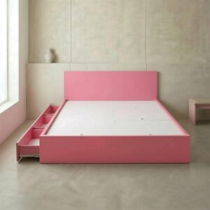 Giường Bệt Gỗ Đa Năng 6 Khoang Chứa Đồ (3 Ngăn Kéo & 3 Cánh Lật)