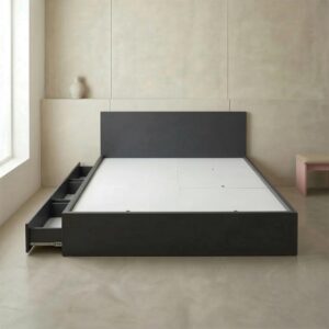 Giường Bệt Gỗ Đa Năng 6 Khoang Chứa Đồ (3 Ngăn Kéo & 3 Cánh Lật)