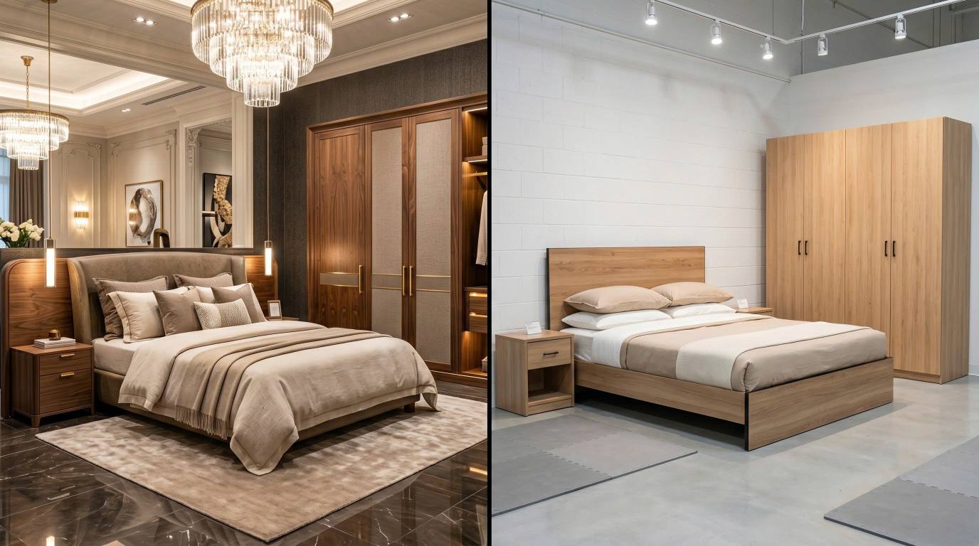So sánh nội thất giá xưởng và showroom - tiết kiệm chi phí khi mua trực tiếp tại Nội Thất Gia Linh