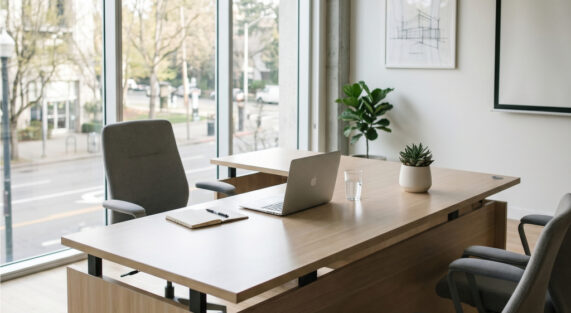Chiều cao bàn làm việc chuẩn ergonomic — tư thế ngồi đúng
