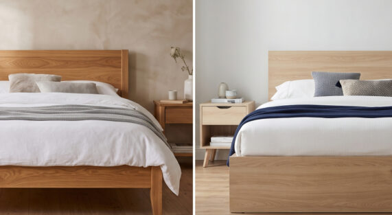 So sánh giường ngủ gỗ tự nhiên và gỗ công nghiệp MDF Melamine